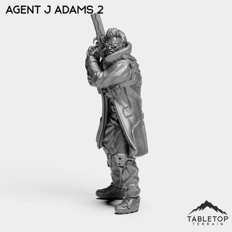 Tabletop Terrain Miniature Agent J Adams - Division Ex