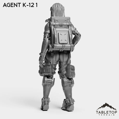 Tabletop Terrain Miniature Agent K-12