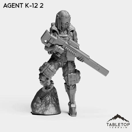 Tabletop Terrain Miniature Agent K-12