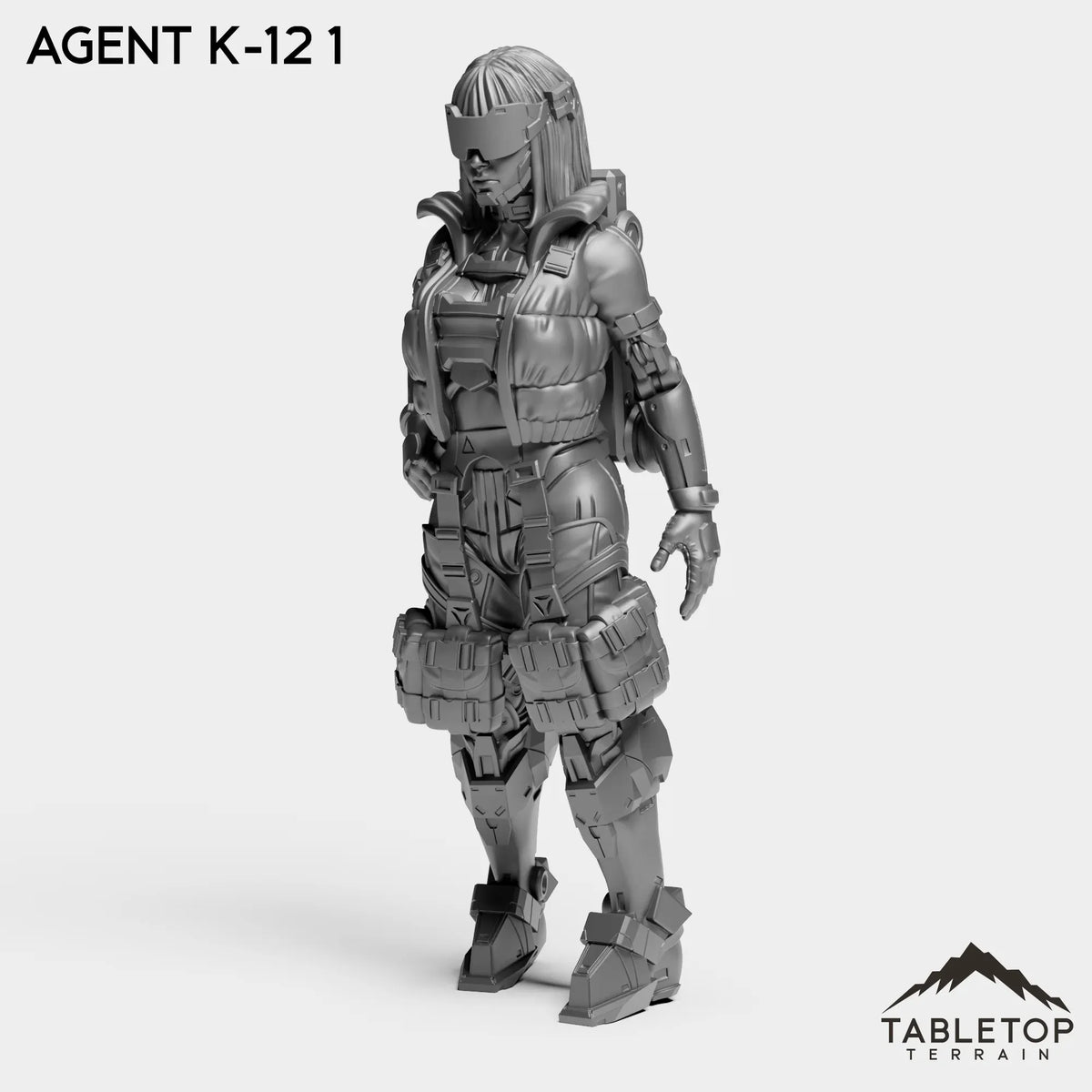 Tabletop Terrain Miniature Agent K-12