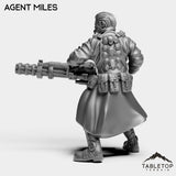 Tabletop Terrain Miniature Agent Miles - Micromachines Corp