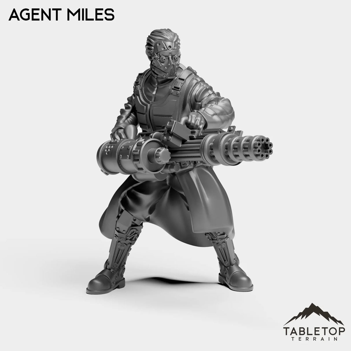 Tabletop Terrain Miniature Agent Miles - Micromachines Corp