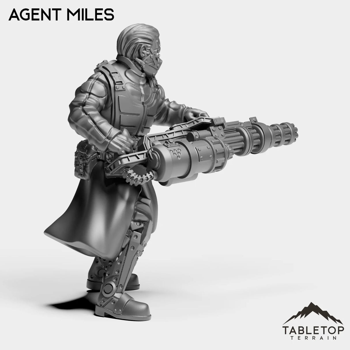 Tabletop Terrain Miniature Agent Miles - Micromachines Corp