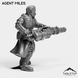 Tabletop Terrain Miniature Agent Miles - Micromachines Corp