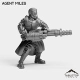 Tabletop Terrain Miniature Agent Miles - Micromachines Corp