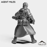 Tabletop Terrain Miniature Agent Miles - Micromachines Corp