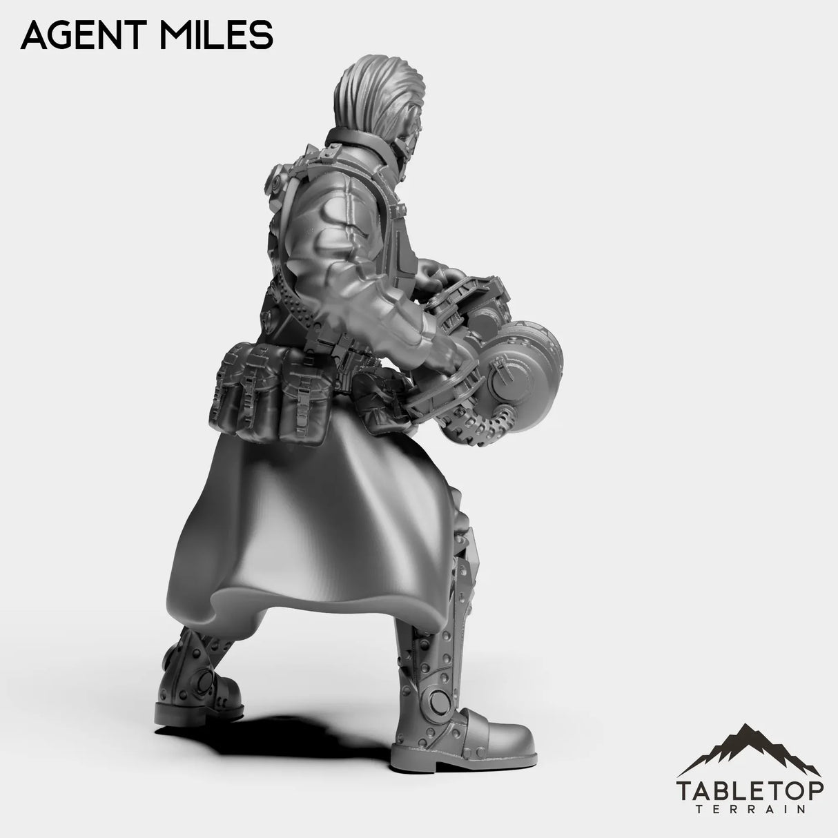Tabletop Terrain Miniature Agent Miles - Micromachines Corp