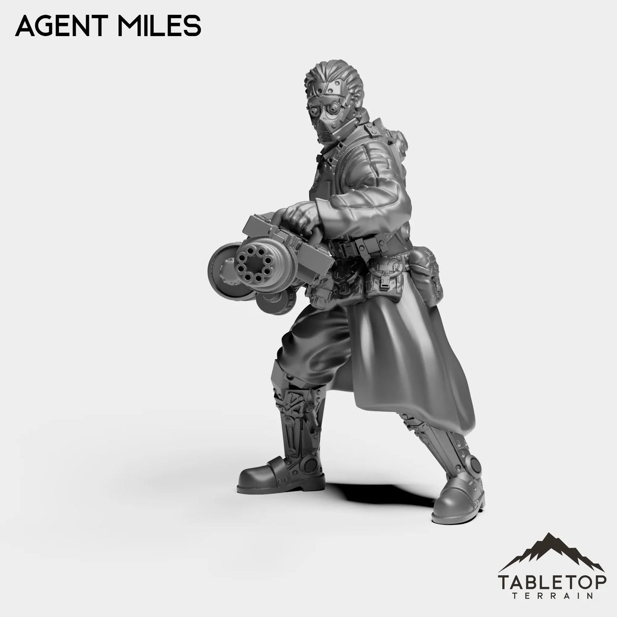 Tabletop Terrain Miniature Agent Miles - Micromachines Corp