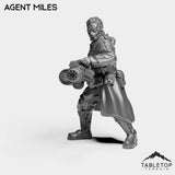 Tabletop Terrain Miniature Agent Miles - Micromachines Corp