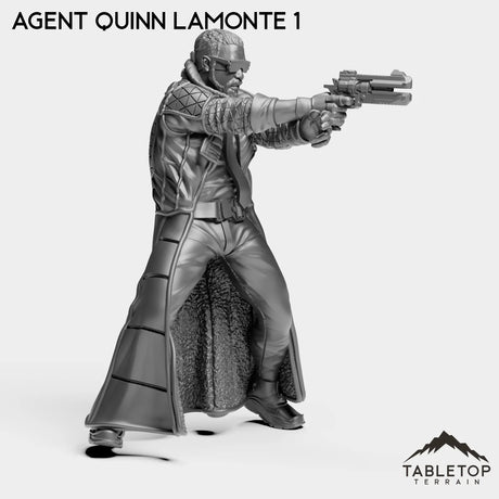 Tabletop Terrain Miniature Agent Quinn Lamonte - CEO
