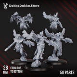 Tabletop Terrain Miniature Airborne Witches Squad