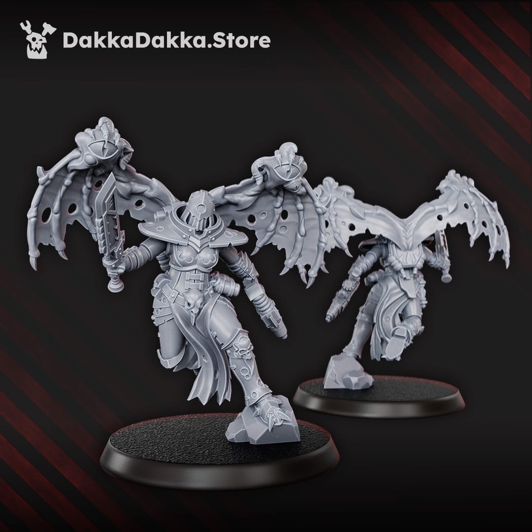 Tabletop Terrain Miniature Airborne Witches Squad