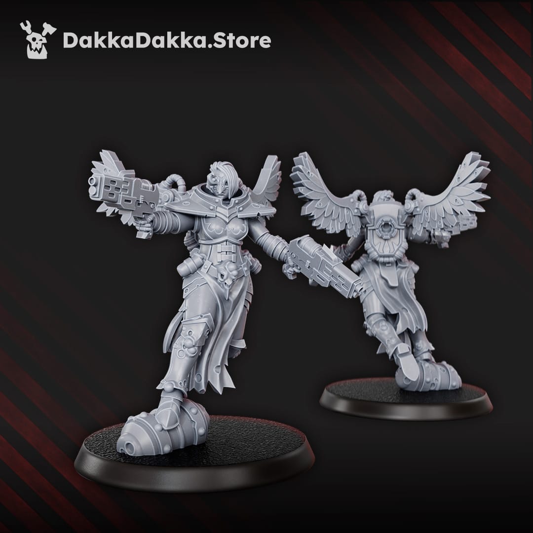 Tabletop Terrain Miniature Airborne Witches Squad