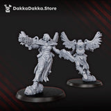Tabletop Terrain Miniature Airborne Witches Squad