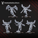 Tabletop Terrain Miniature Airborne Witches Squad