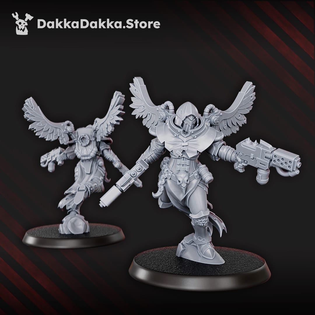Tabletop Terrain Miniature Airborne Witches Squad