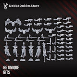 Tabletop Terrain Miniature Airborne Witches Squad (build kit)