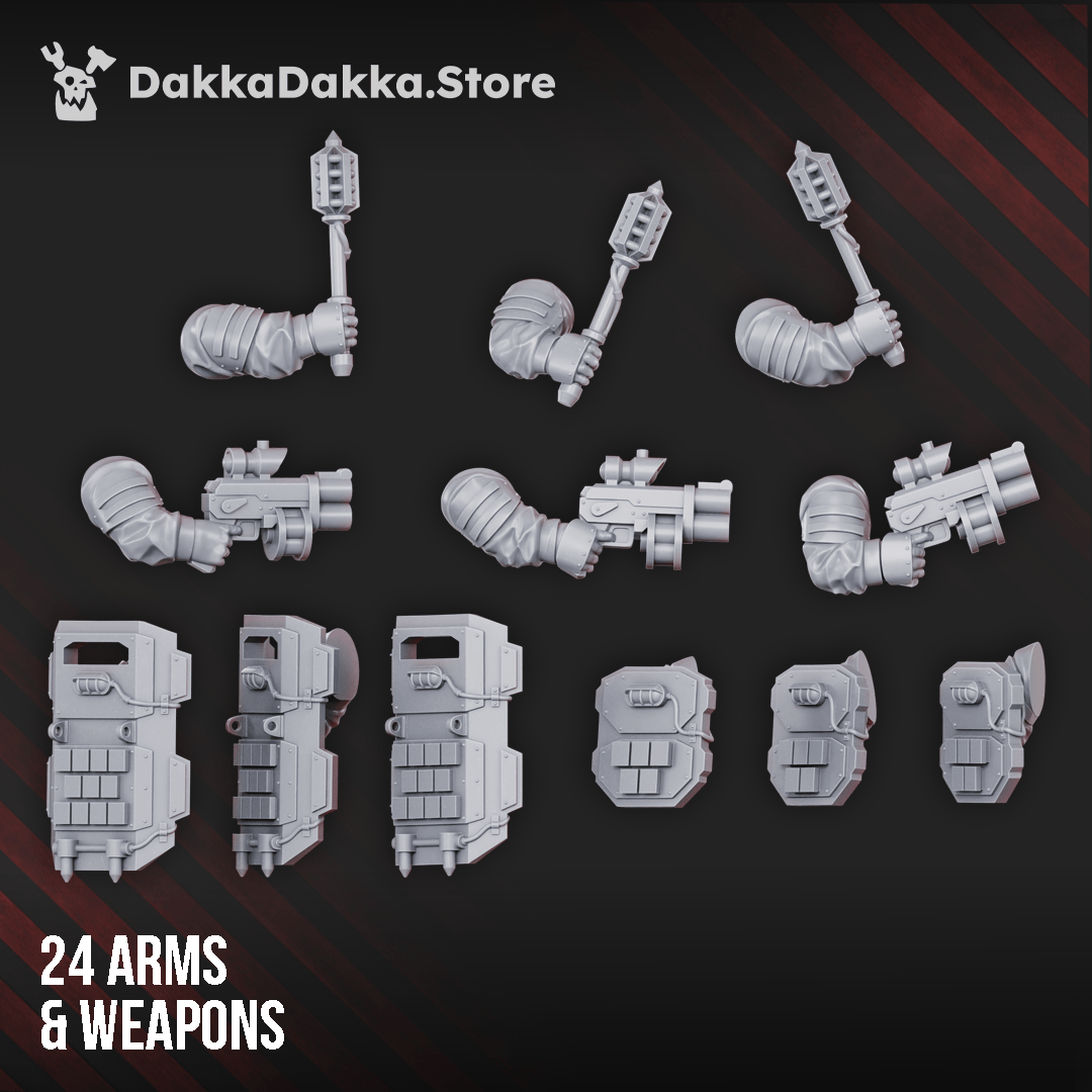 Tabletop Terrain Miniature Alcat Heavy Mules (build kit)