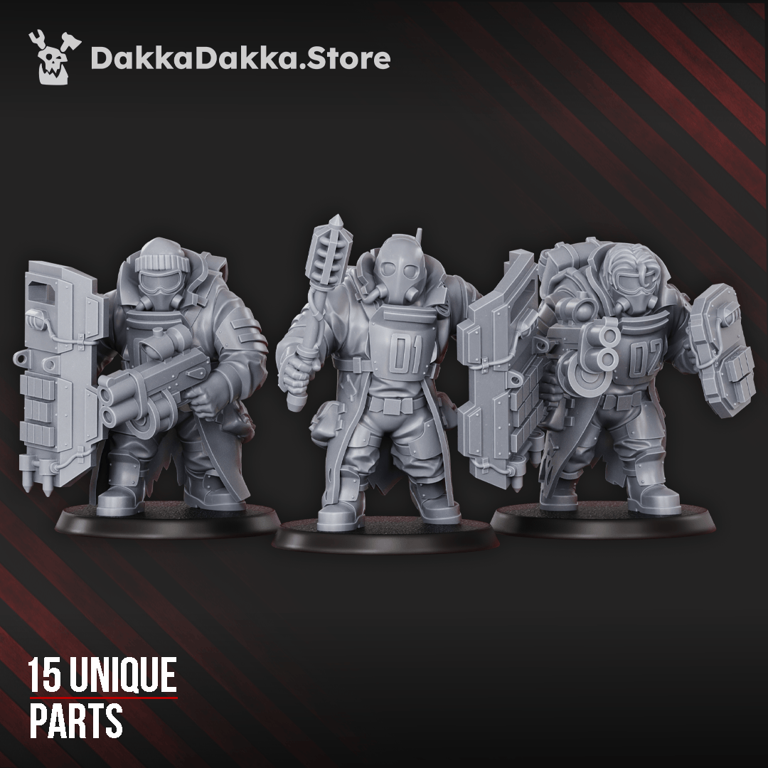 Tabletop Terrain Miniature Alcat Heavy Mules (build kit)