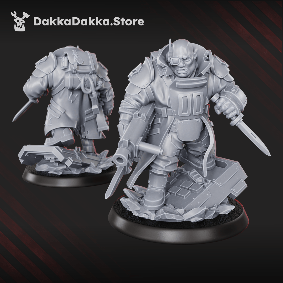 Tabletop Terrain Miniature Alcat Heavy Mules Squad (x6)