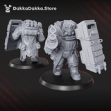 Tabletop Terrain Miniature Alcat Heavy Mules Squad (x6)