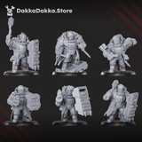 Tabletop Terrain Miniature Alcat Heavy Mules Squad (x6)