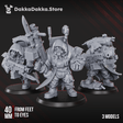 Tabletop Terrain Miniature Alcat Mules Squad (x3)