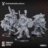 Tabletop Terrain Miniature Alcat Mules Squad (x3)