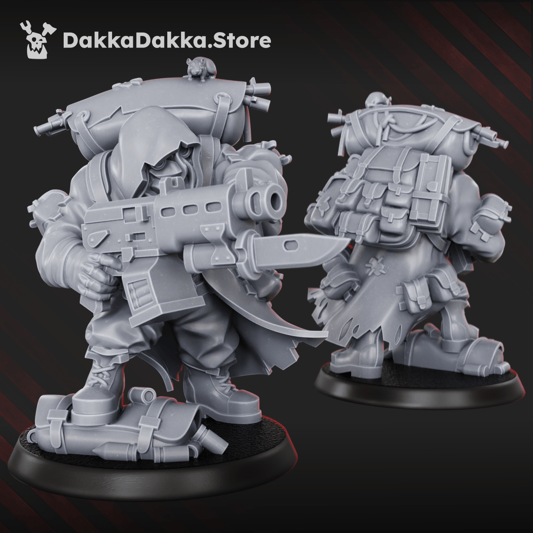 Tabletop Terrain Miniature Alcat Mules Squad (x3)