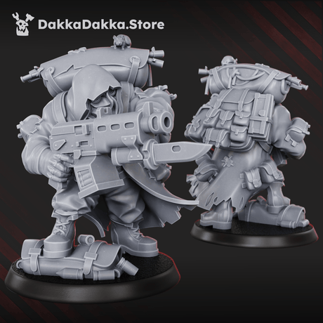 Tabletop Terrain Miniature Alcat Mules Squad (x3)