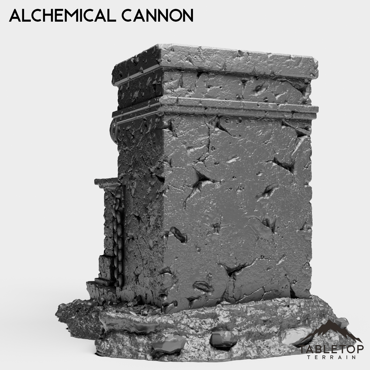 Tabletop Terrain Miniature Alchemical Cannon