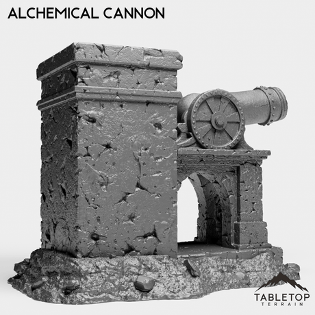 Tabletop Terrain Miniature Alchemical Cannon