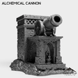 Tabletop Terrain Miniature Alchemical Cannon