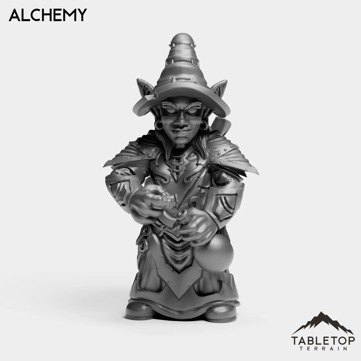 Tabletop Terrain Miniature Alchemy Goblin Warlock Female