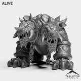 Tabletop Terrain Miniature Alive Magma Dog