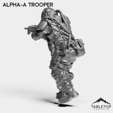 Tabletop Terrain Miniature Alpha-A Trooper - Alpha Troopers
