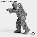 Tabletop Terrain Miniature Alpha-A Trooper - Alpha Troopers