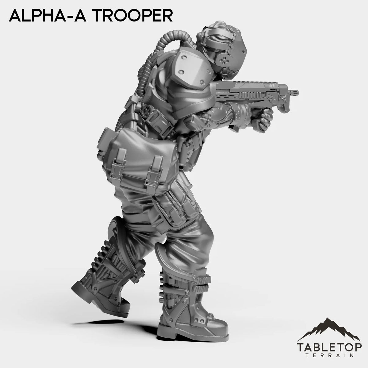 Tabletop Terrain Miniature Alpha-A Trooper - Alpha Troopers