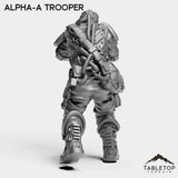 Tabletop Terrain Miniature Alpha-A Trooper - Alpha Troopers