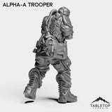 Tabletop Terrain Miniature Alpha-A Trooper - Alpha Troopers