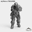 Tabletop Terrain Miniature Alpha-A Trooper - Alpha Troopers