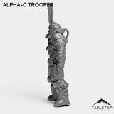 Tabletop Terrain Miniature Alpha-C Trooper - Alpha Troopers