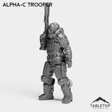 Tabletop Terrain Miniature Alpha-C Trooper - Alpha Troopers