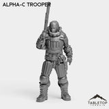 Tabletop Terrain Miniature Alpha-C Trooper - Alpha Troopers
