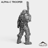 Tabletop Terrain Miniature Alpha-C Trooper - Alpha Troopers
