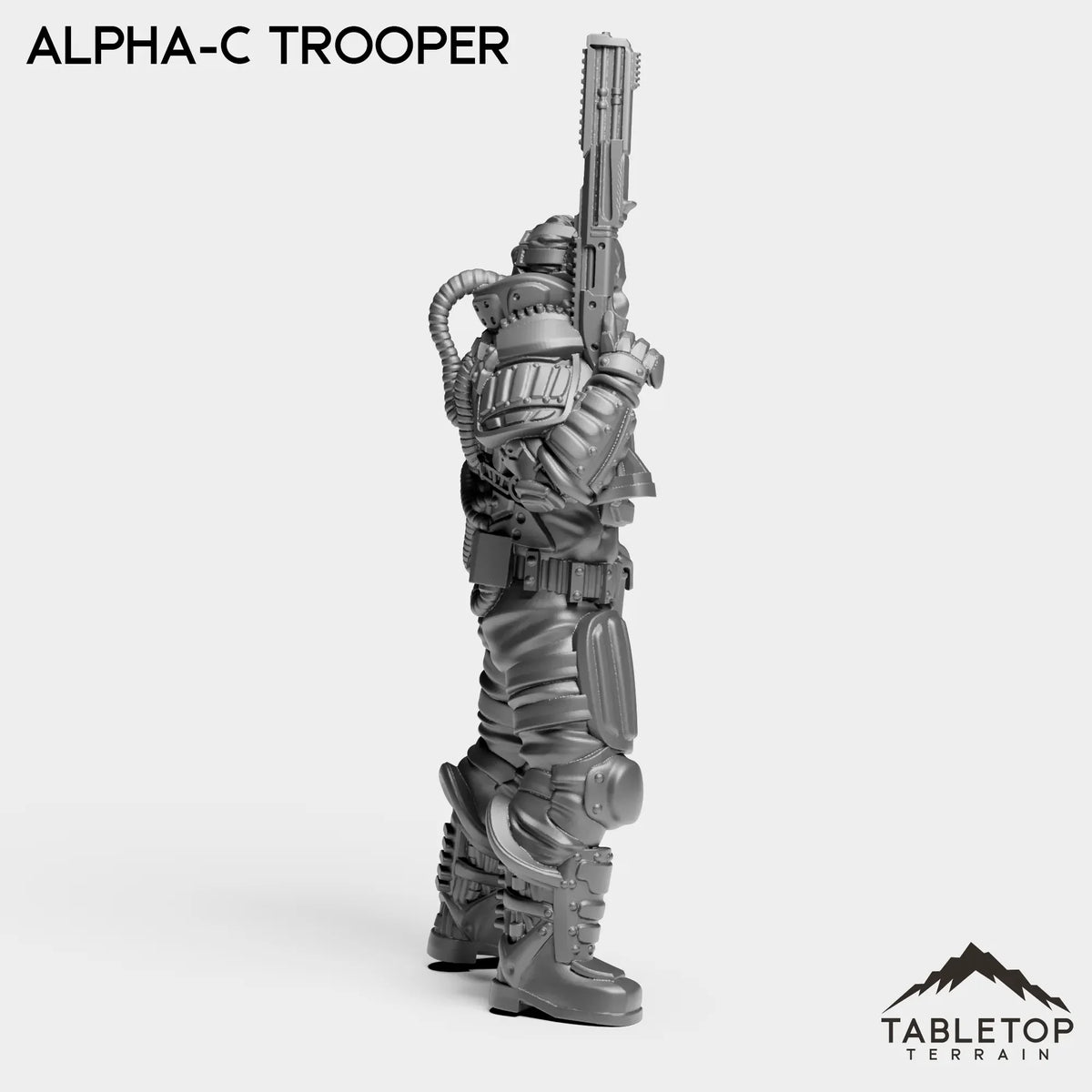Tabletop Terrain Miniature Alpha-C Trooper - Alpha Troopers