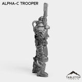 Tabletop Terrain Miniature Alpha-C Trooper - Alpha Troopers