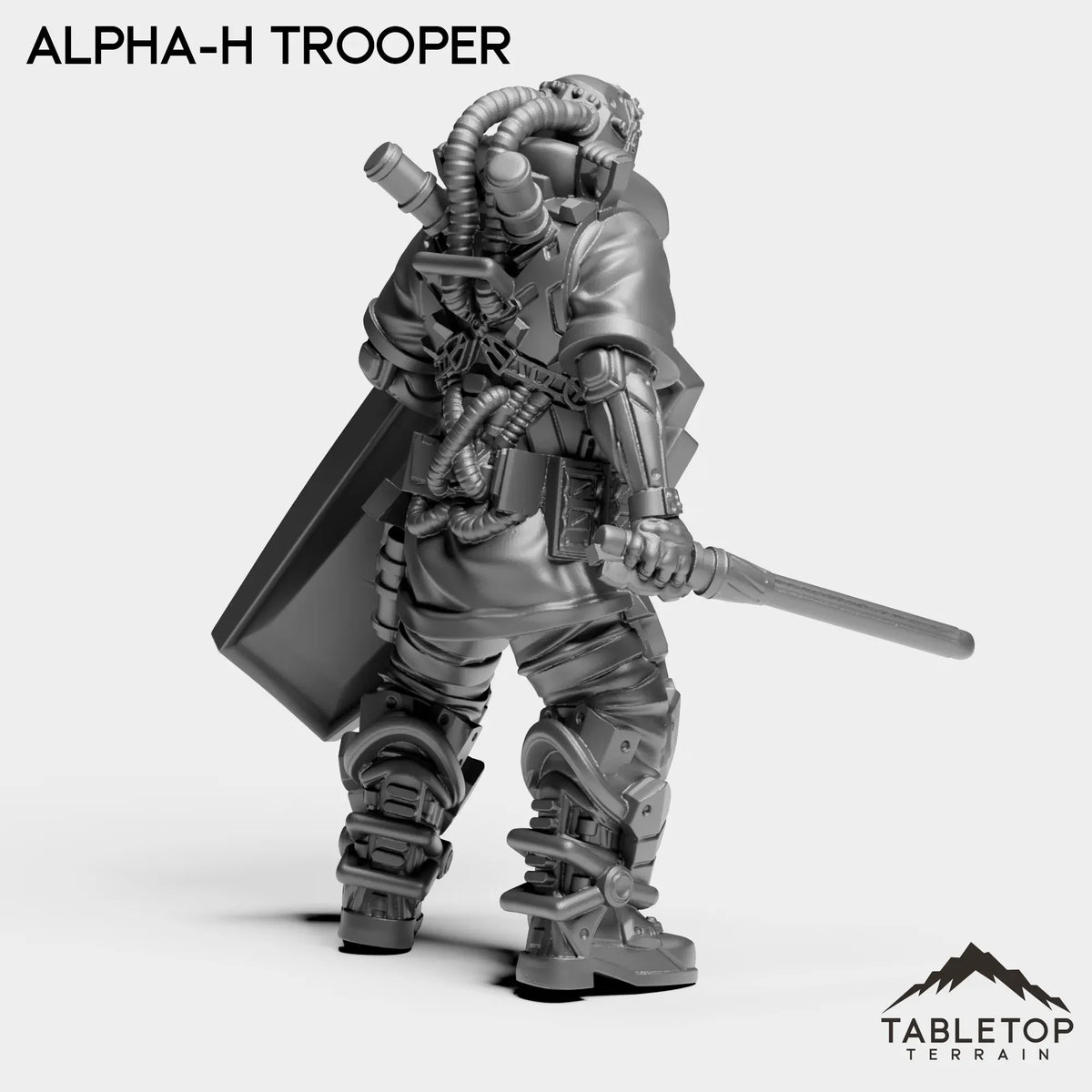 Tabletop Terrain Miniature Alpha-H Trooper - Alpha Troopers
