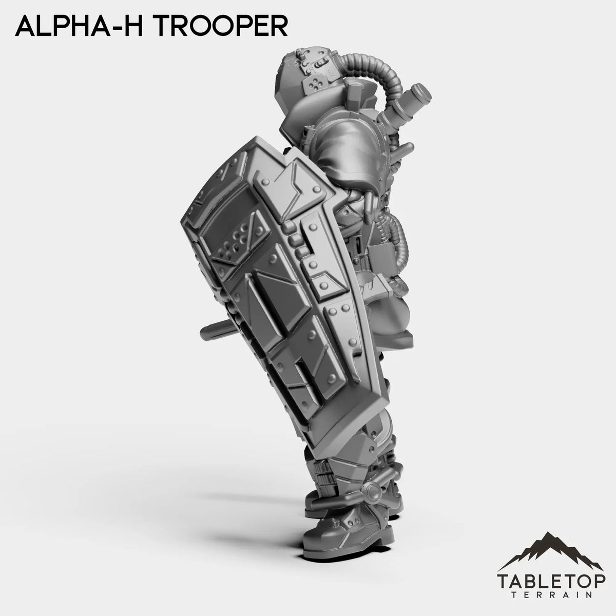 Tabletop Terrain Miniature Alpha-H Trooper - Alpha Troopers