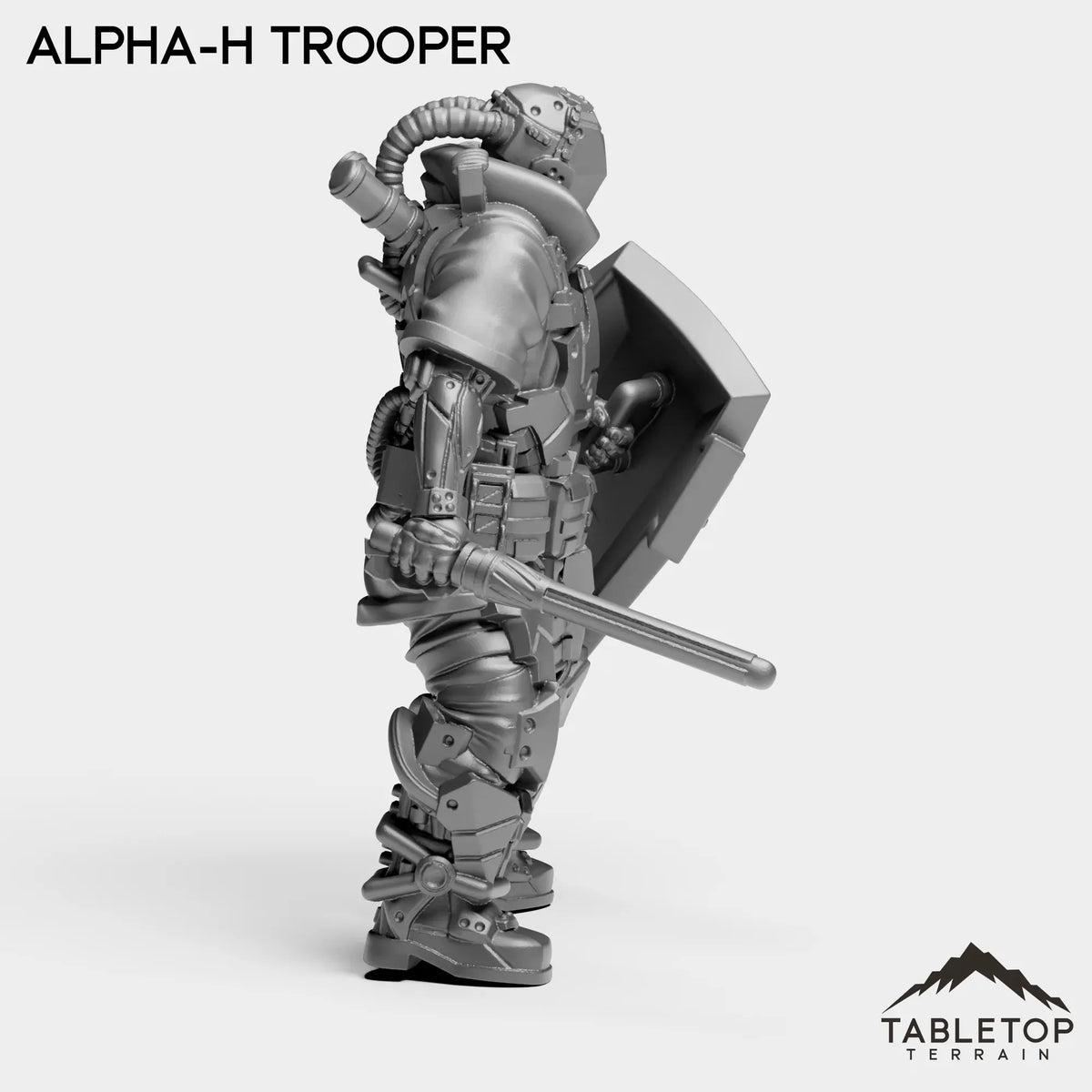 Tabletop Terrain Miniature Alpha-H Trooper - Alpha Troopers